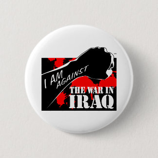 I am Against the War in Iraq Button