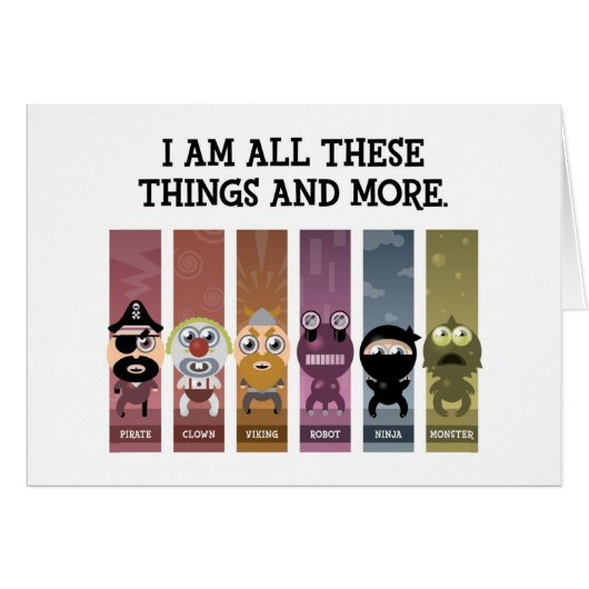 I Am All These Things and More Cards (Front Horizontal)
