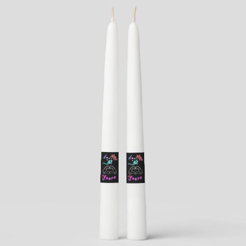 I Am All Yours Romantic Valentines Couple Taper Candle