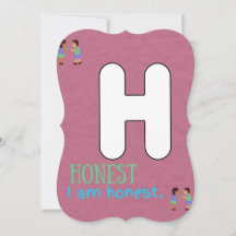 I AM ALPHABET H AFFIRMATION CARD FOR KIDS