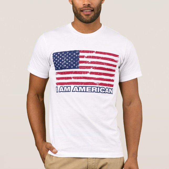 I Am American - Guys Tee (Front)
