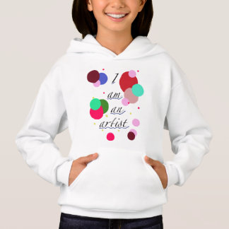 I am an artist hoodie