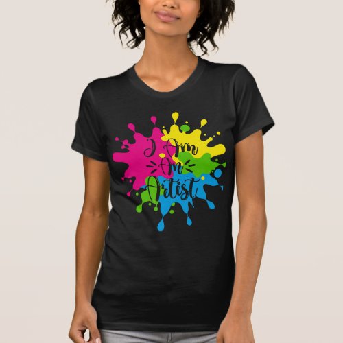 I Am An Artist Quote for Kids Teachers Illustrator T_Shirt