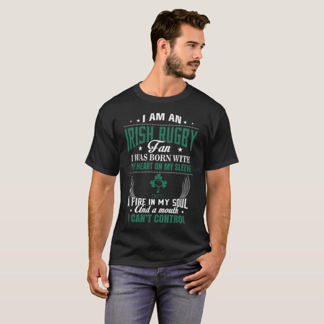 I Am An Irish Rugby T-Shirt (Front Full)