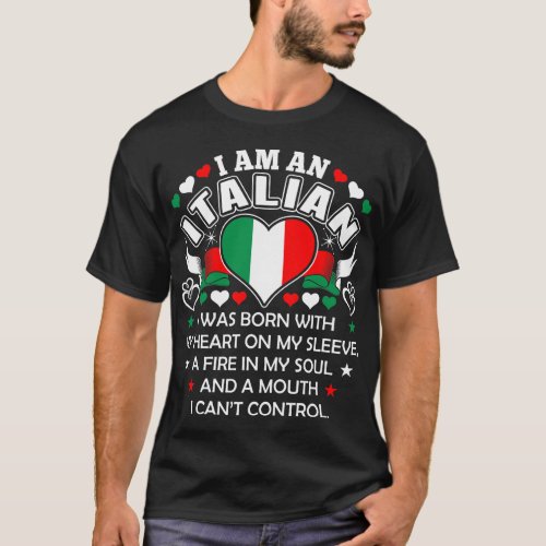 I Am An Italian Tshirt