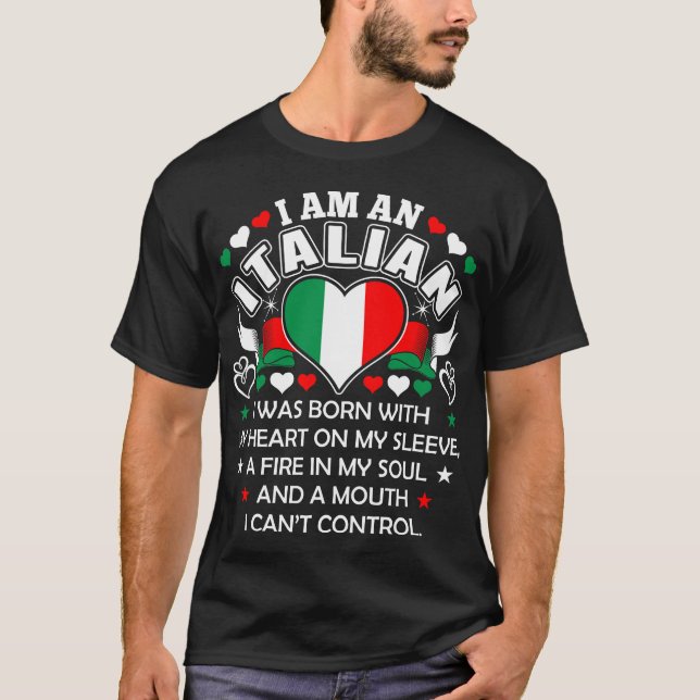 I Am An Italian Tshirt (Front)