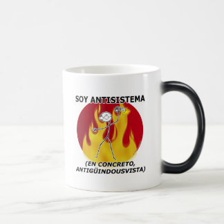 I am anti-system… color morph mug 