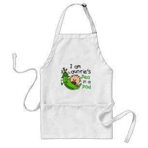 I Am Auntie's Pea In A Pod Adult Apron