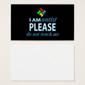 I am autist (Front & Back)