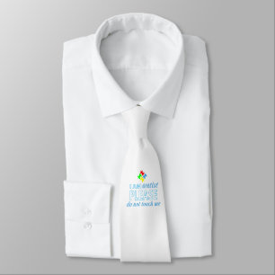 I am autist neck tie
