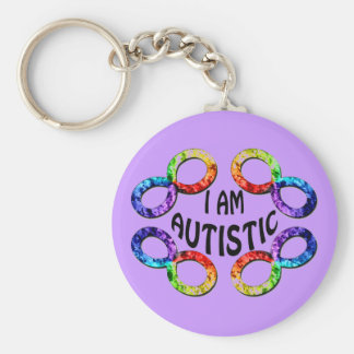 I Am Autistic Keychain