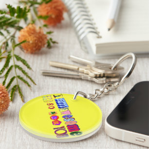 I am Awesome Keychain