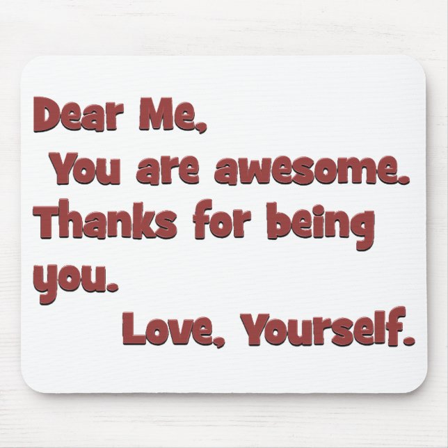 I am awesome mouse pad (Front)