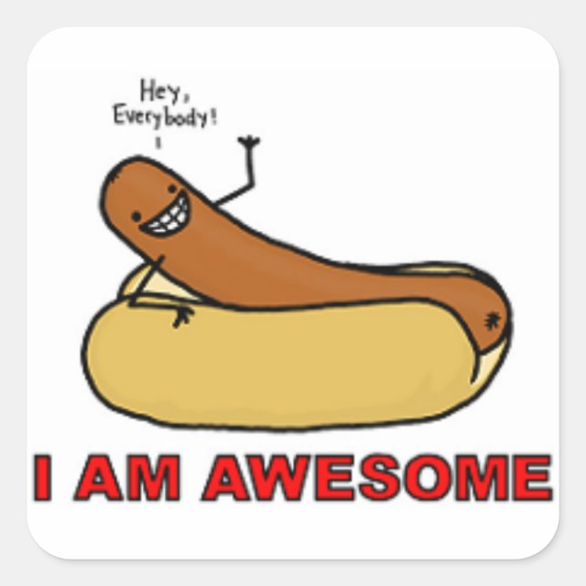 I am awesome stickers (Front)