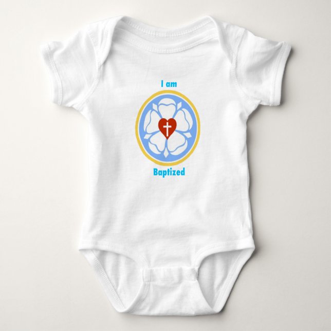 I am Baptized Baby Bodysuit (Front)