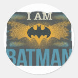 &quot;I Am Batman.&quot; Classic Round Sticker