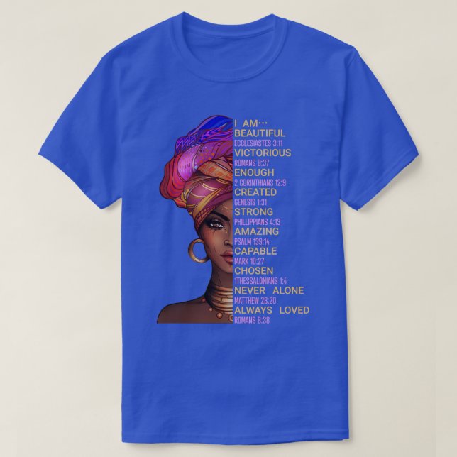 I am beautiful loved T-Shirt (Design Front)