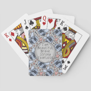 I am beautiful poker cards