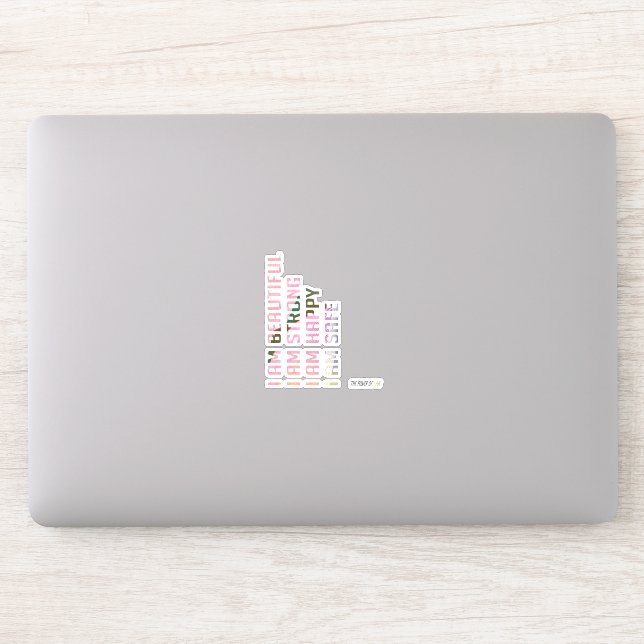 I AM BEAUTIFUL STICKER (Computer)