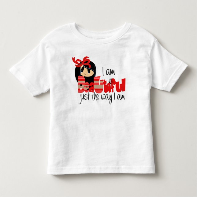 I Am Beautiful-Toddler Fine Jersey T-Shirt (Front)