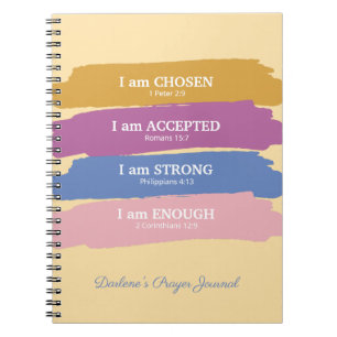 I am Bible Verses Personalized Notebook