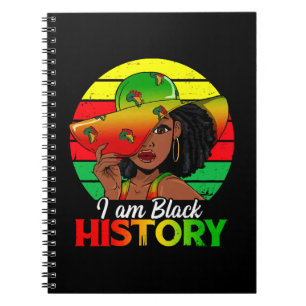 I Am Black History African America Notebook