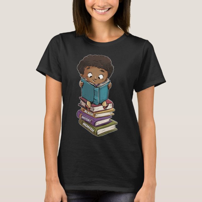 I Am Black History African American Black Pride Bo T-Shirt (Front)