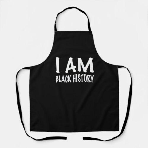 I Am Black History Apron