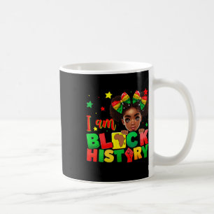 I Am Black History Bhm Black Pride Black Melanin G Coffee Mug