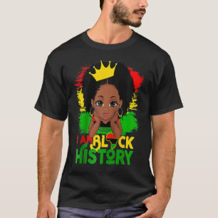 I Am Black History BHM Black Pride Black Melanin G T-Shirt