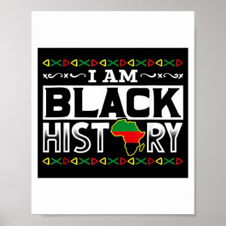 I Am Black History Bhm Poster