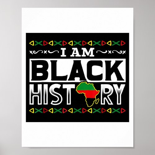 I Am Black History Bhm Poster