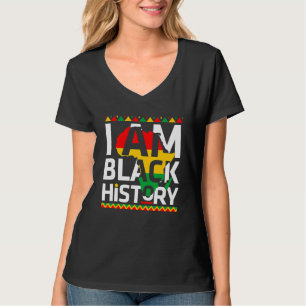 I Am Black History Black History Month & Pride Me T-Shirt