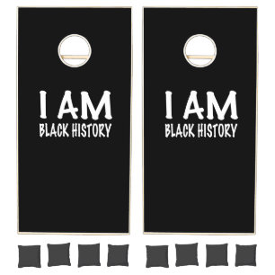 I am Black History Cornhole Set