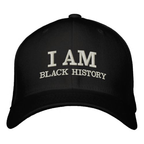 I Am Black History Embroidered Baseball Cap