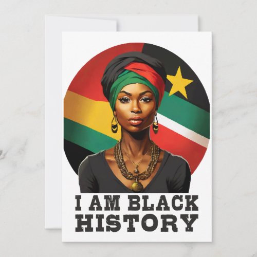 I am Black History Invitation