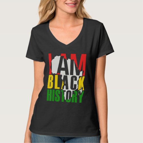 I Am Black History Month African American 1 T_Shirt