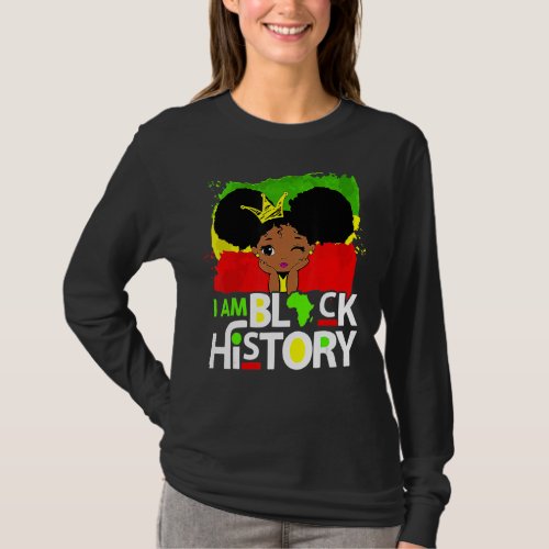 I Am Black History Month African American Pride Gi T_Shirt