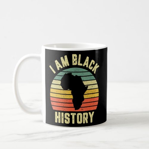 I Am Black History Month Afro African Pride Boys G Coffee Mug