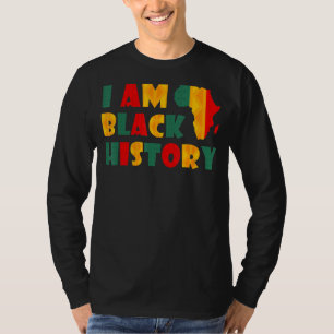 I Am Black History Month Afro American Black Histo T-Shirt