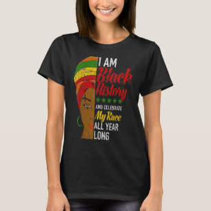I Am Black History Month Afrocentric Woman T-Shirt
