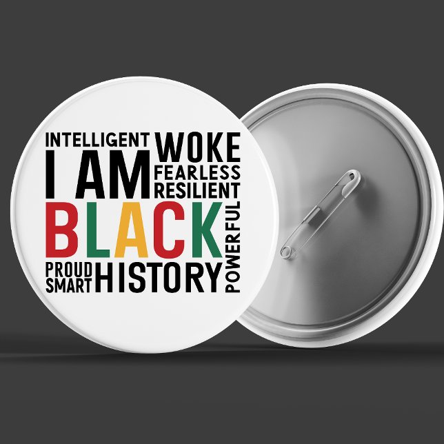 I Am Black History Month Button (Creator Uploaded)