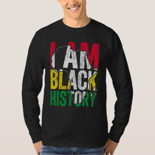 I Am Black History Month Melanin BLM African Pride T-Shirt