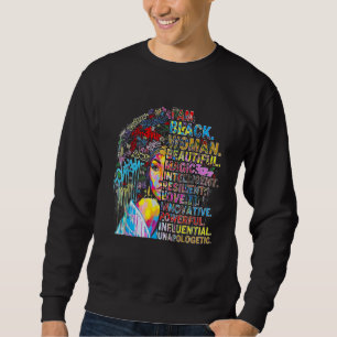 I Am Black History Month, Strong African Queen Gir Sweatshirt