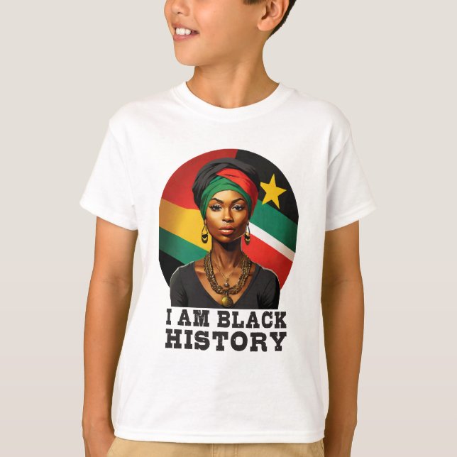 I am Black History T-Shirt (Front)