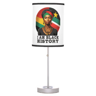 I am Black History Table Lamp