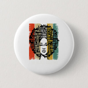 I Am Black History Women Girls Black History Month Button