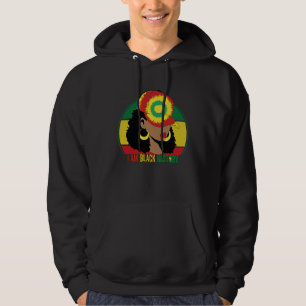 I AM BLACK HISTORY Women Girls Black Queen Month H Hoodie