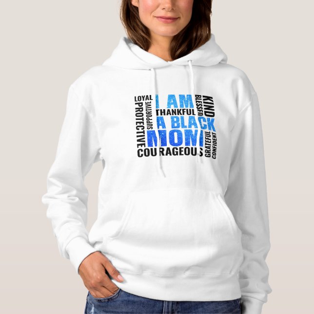 I Am | Black Mom Hoodie (Front)