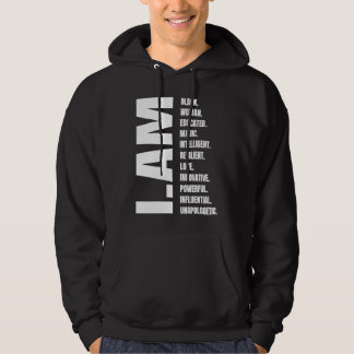 I Am Black Woman Black History Educated Black Girl Hoodie